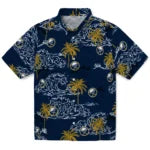 Buffalo Sabres Hawaiian Shirt - Wave Palm | Hula Hawaiian Shirts