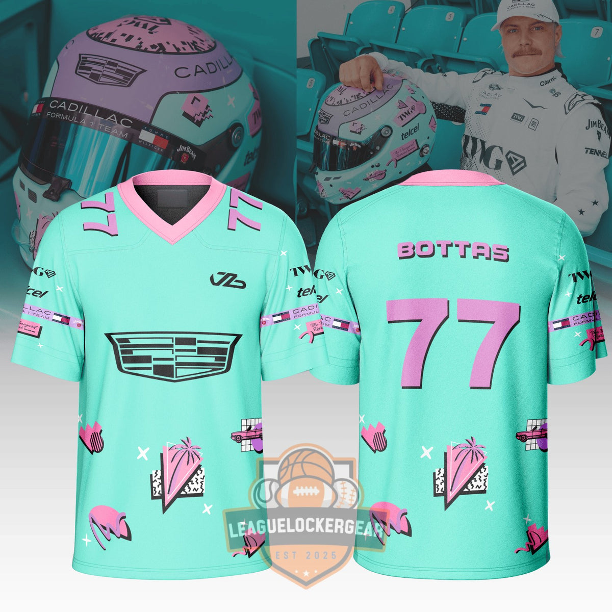 VALTTERI BOTTAS MIAMI GP 2026 FOOTBALL JERSEY - LeagueLockerGear