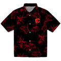 Calgary Flames Hawaiian Shirt - Bamboo Branches | Hula Hawaiian Shirts
