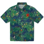 Calgary Flames Hawaiian Shirt - Bird Canopy | Hula Hawaiian Shirts