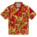 Calgary Flames Hawaiian Shirt - Palm Leaves | Hula Hawaiian Shirts