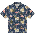 California Golden Bears Hawaiian Shirt - Flamingo Hibiscus | Hula Hawaiian Shirts