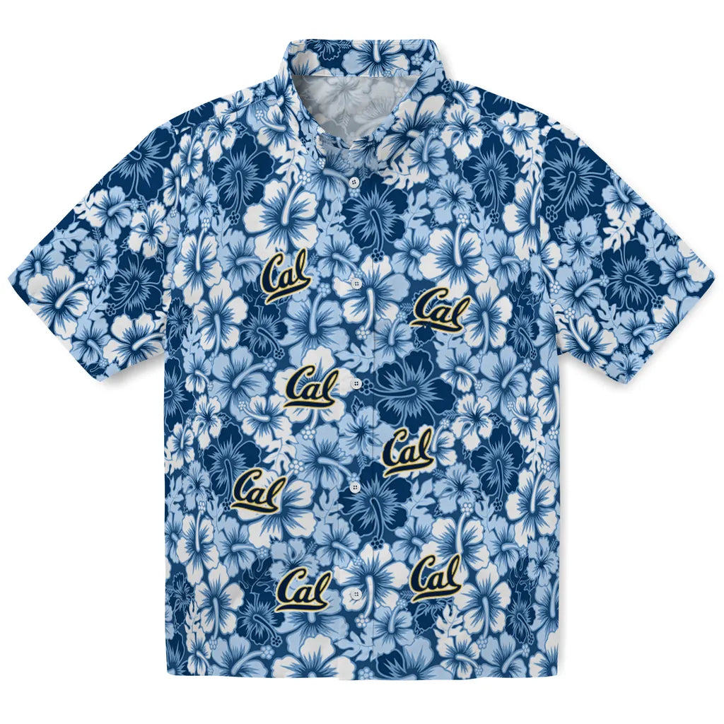 California Golden Bears Hawaiian Shirt - Hibiscus Blooms | Hula Hawaiian Shirts