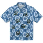 California Golden Bears Hawaiian Shirt - Hibiscus Cluster | Hula Hawaiian Shirts