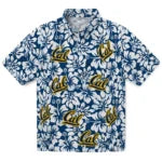 California Golden Bears Hawaiian Shirt - Hibiscus Motif | Hula Hawaiian Shirts