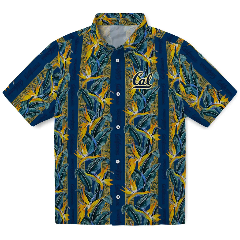 California Golden Bears Hawaiian Shirt - Paradise Vines | Hula Hawaiian Shirts