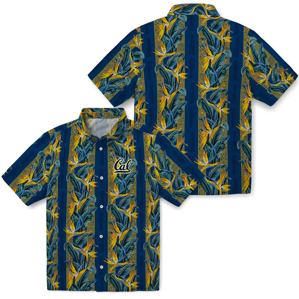 California Golden Bears Hawaiian Shirt - Paradise Vines | Hula Hawaiian Shirts