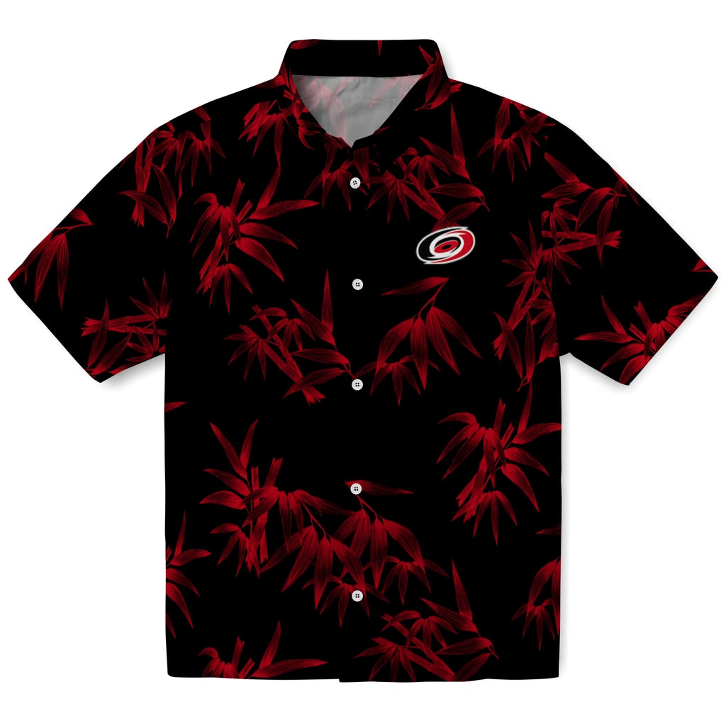 Carolina Hurricanes Hawaiian Shirt - Bamboo Branches | Hula Hawaiian Shirts
