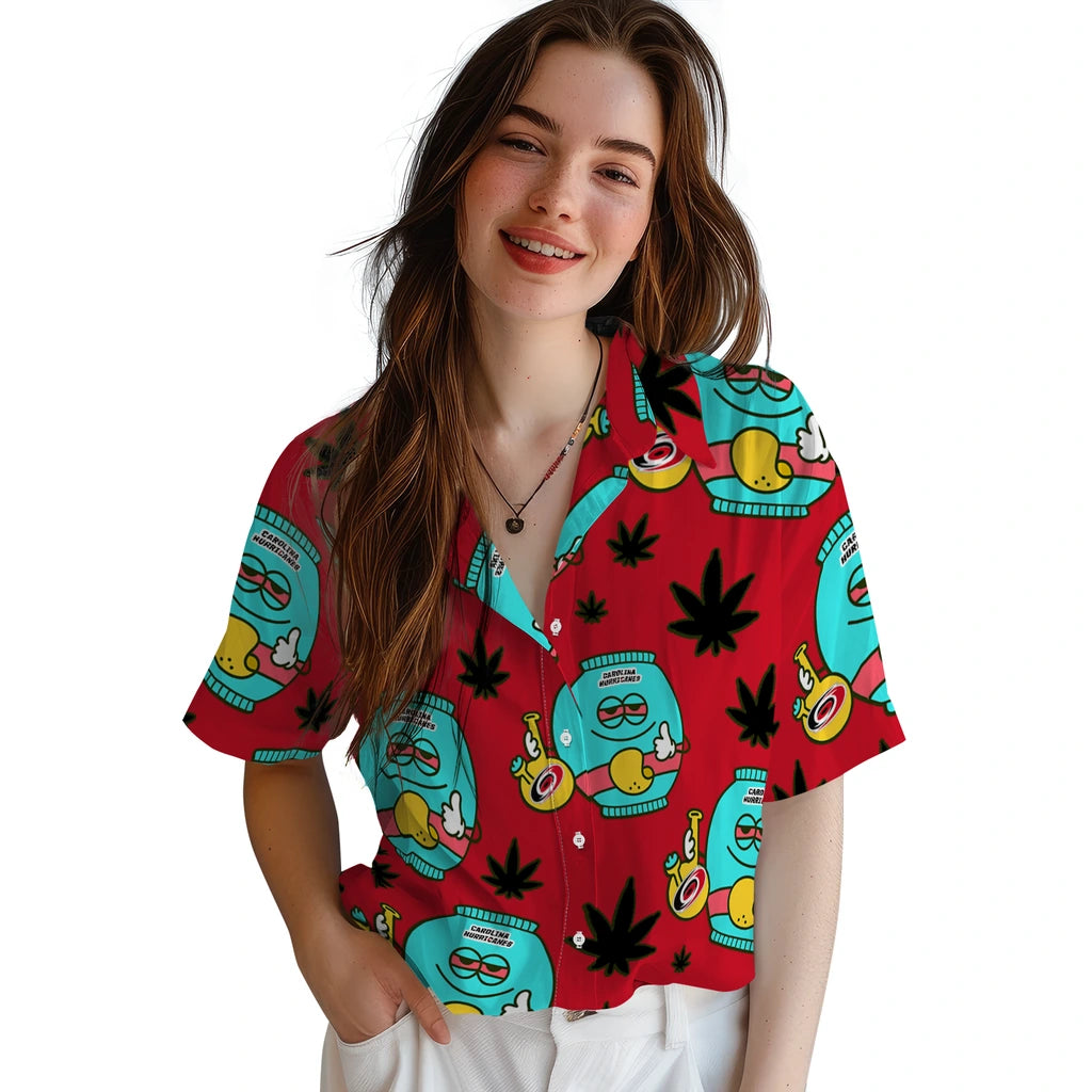 Carolina Hurricanes Hawaiian Shirt - Chill Vibe | Hula Hawaiian Shirts