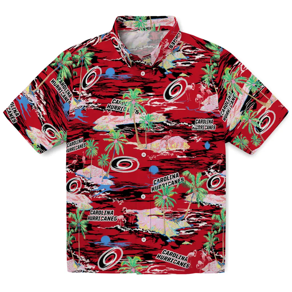 Carolina Hurricanes Hawaiian Shirt - Hawaii Island | Hula Hawaiian Shirts