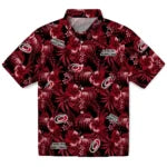 Carolina Hurricanes Hawaiian Shirt - Hibiscus Exotic | Hula Hawaiian Shirts