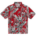 Carolina Hurricanes Hawaiian Shirt - Palm Leaves | Hula Hawaiian Shirts