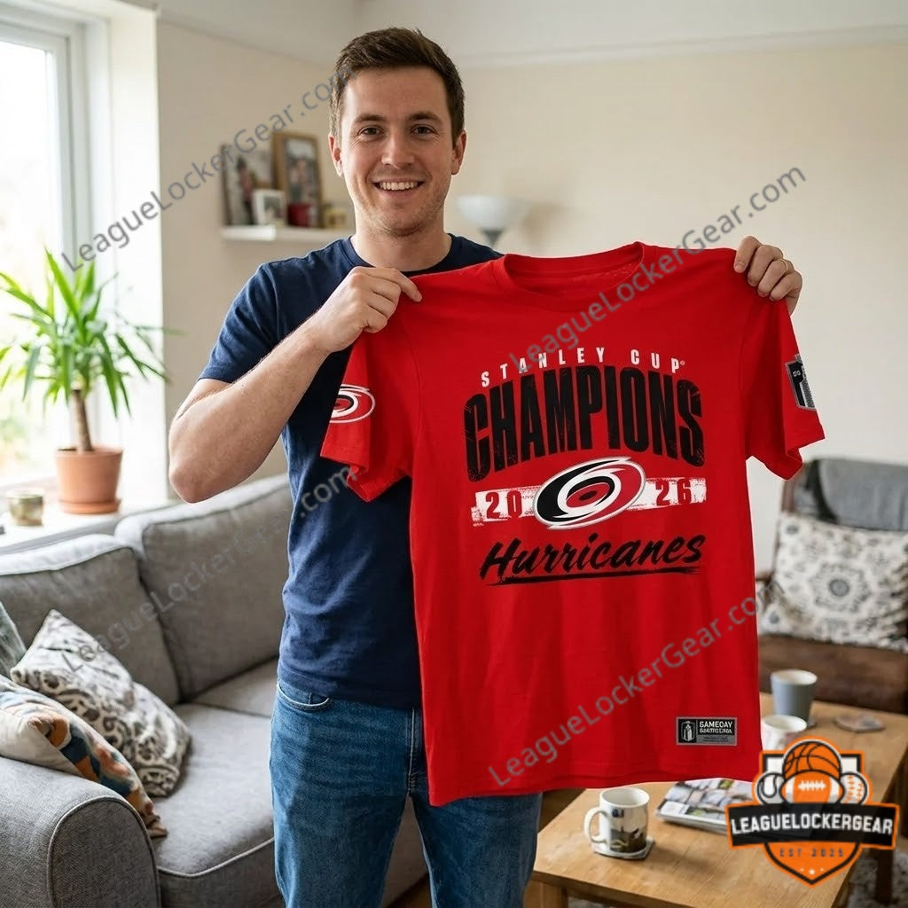 Carolina Hurricanes Stanley Cup Champions 2026 T-Shirt - LeagueLockerGear