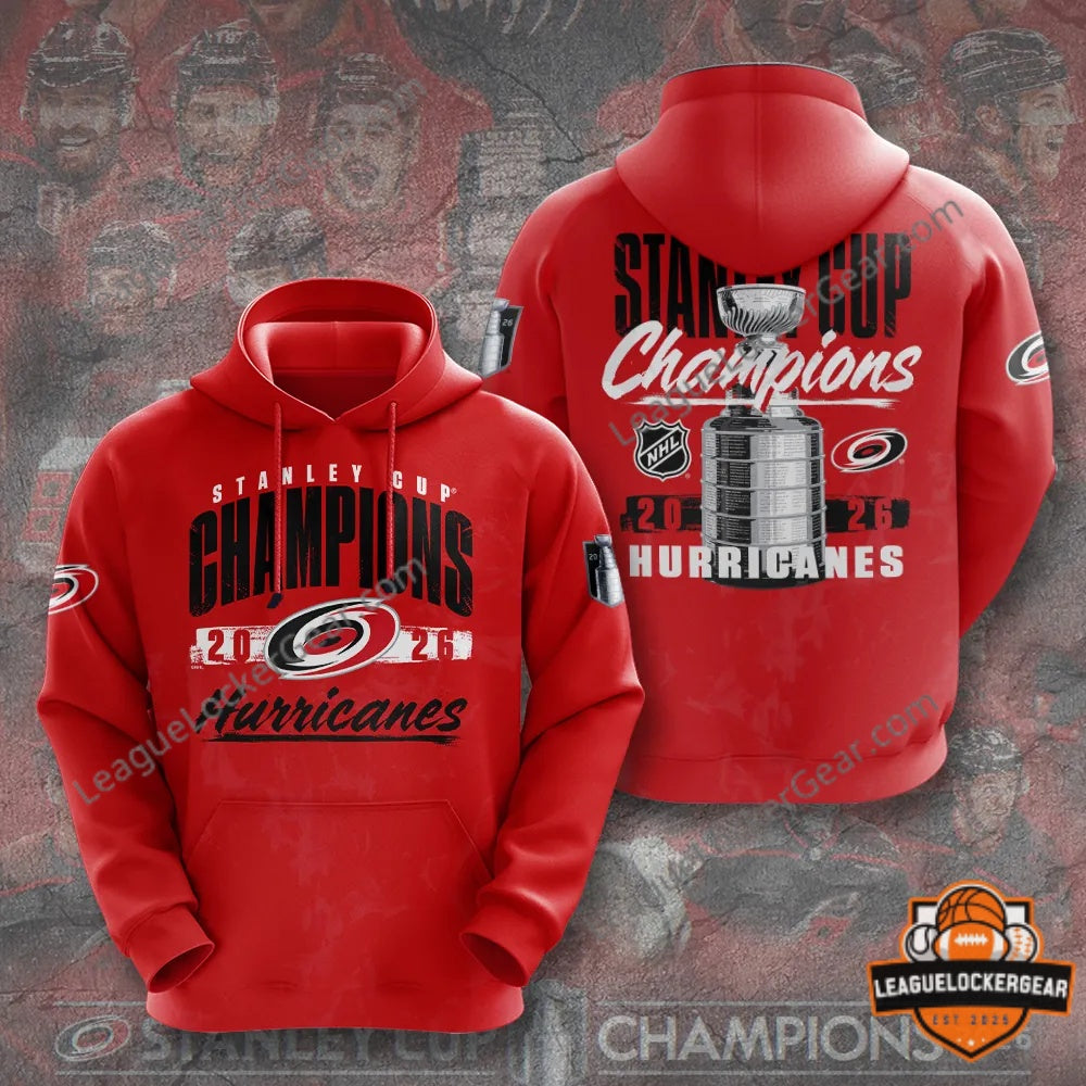 Carolina Hurricanes Stanley Cup Champions 2026 T-Shirt - LeagueLockerGear