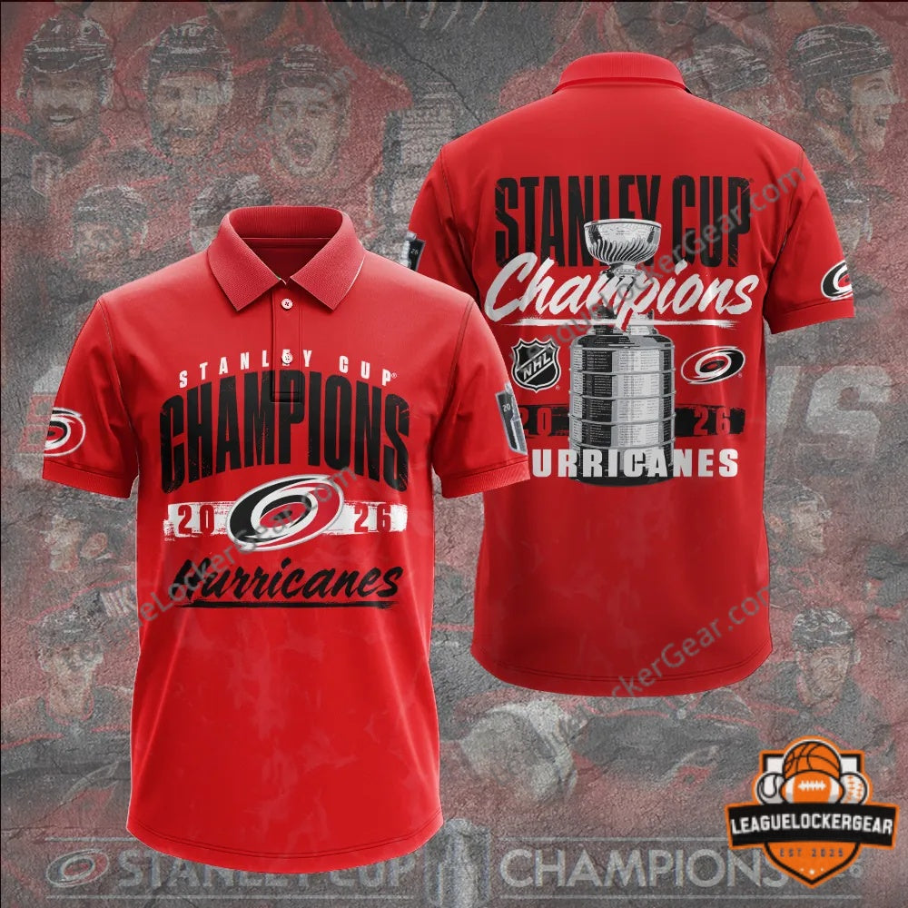 Carolina Hurricanes Stanley Cup Champions 2026 T-Shirt - LeagueLockerGear