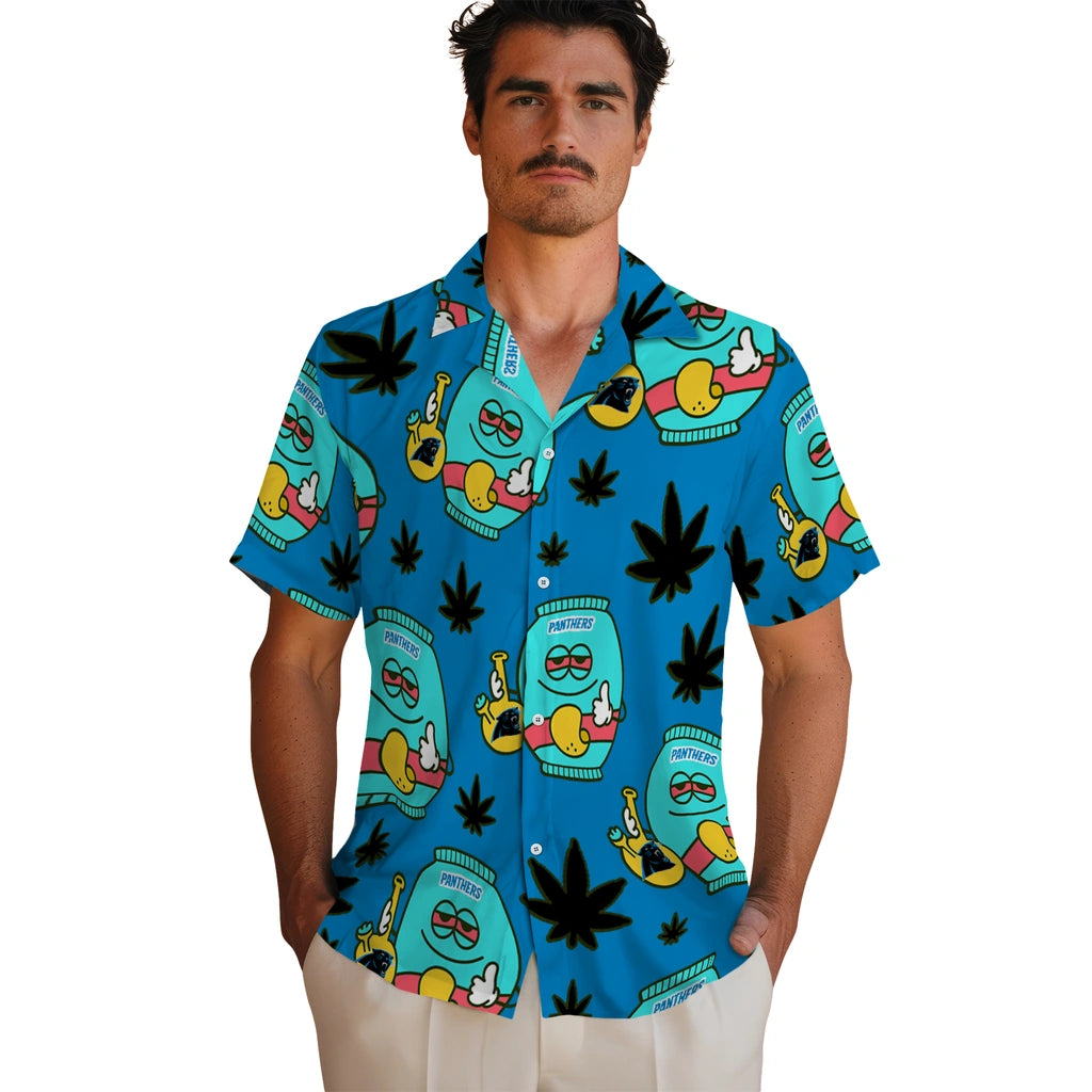 Carolina Panthers Hawaiian Shirt - Chill Vibe | Hula Hawaiian Shirts