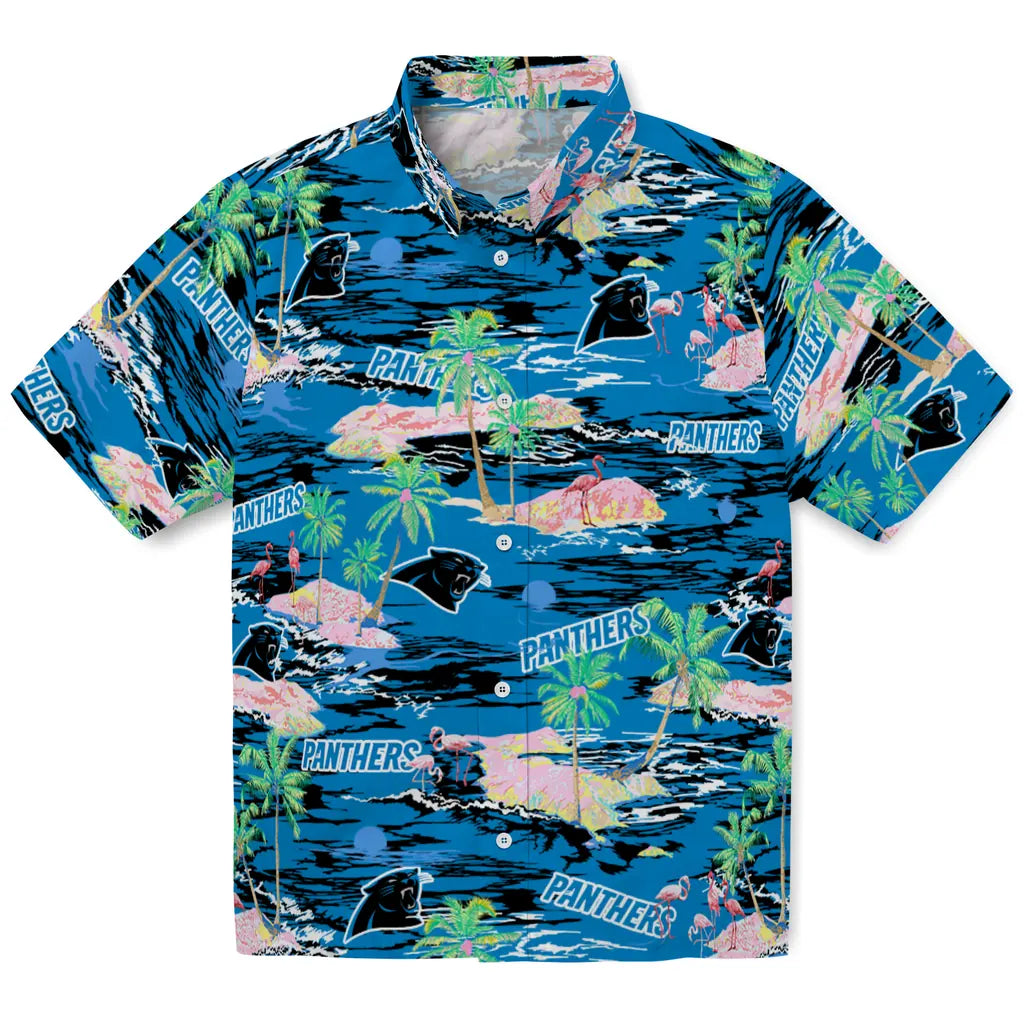 Carolina Panthers Hawaiian Shirt - Hawaii Island | Hula Hawaiian Shirts