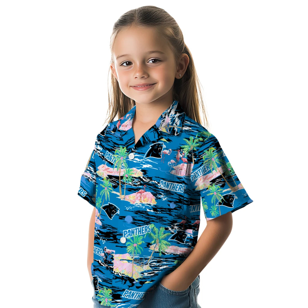 Carolina Panthers Hawaiian Shirt - Hawaii Island | Hula Hawaiian Shirts