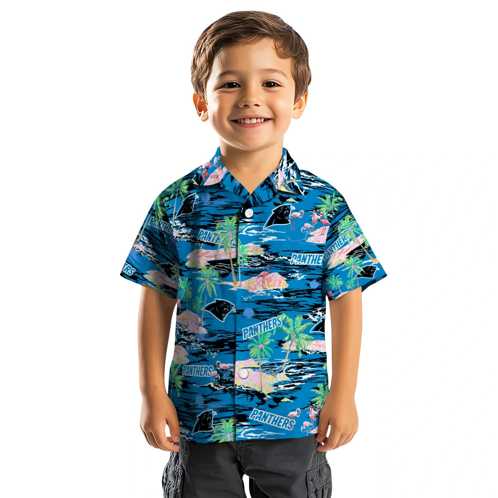 Carolina Panthers Hawaiian Shirt - Hawaii Island | Hula Hawaiian Shirts