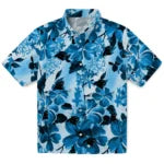 Carolina Panthers Hawaiian Shirt - Hibiscus Arrangement | Hula Hawaiian Shirts