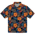 Carolina Panthers Hawaiian Shirt - Hibiscus Foliage | Hula Hawaiian Shirts