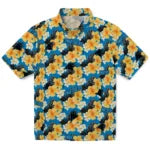 Carolina Panthers Hawaiian Shirt - Hibiscus Tropics | Hula Hawaiian Shirts