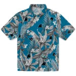 Carolina Panthers Hawaiian Shirt - Palm Leaves | Hula Hawaiian Shirts