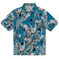 Carolina Panthers Hawaiian Shirt - Palm Leaves | Hula Hawaiian Shirts