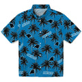 Carolina Panthers Hawaiian Shirt - Palm Tree Motif | Hula Hawaiian Shirts