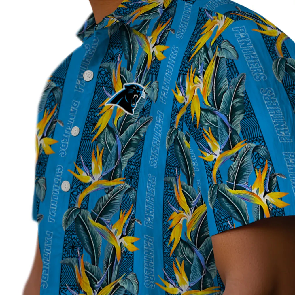 Carolina Panthers Hawaiian Shirt - Paradise Vines | Hula Hawaiian Shirts