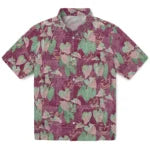 Central Michigan Chippewas Hawaiian Shirt - Anthurium Overlay | Hula Hawaiian Shirts