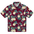 Central Michigan Chippewas Hawaiian Shirt - Flamingo and Hibiscus | Hula Hawaiian Shirts