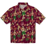 Central Michigan Chippewas Hawaiian Shirt - Hawaiian Girls Design | Hula Hawaiian Shirts