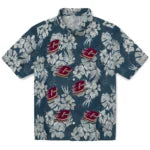 Central Michigan Chippewas Hawaiian Shirt - Hibiscus Flowers | Hula Hawaiian Shirts