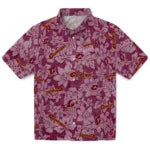 Central Michigan Chippewas Hawaiian Shirt - Hibiscus Oasis | Hula Hawaiian Shirts
