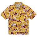 Central Michigan Chippewas Hawaiian Shirt - Hibiscus Overlay | Hula Hawaiian Shirts