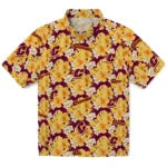 Central Michigan Chippewas Hawaiian Shirt - Hibiscus Tropics | Hula Hawaiian Shirts
