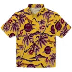 Central Michigan Chippewas Hawaiian Shirt - Palm Sunset | Hula Hawaiian Shirts