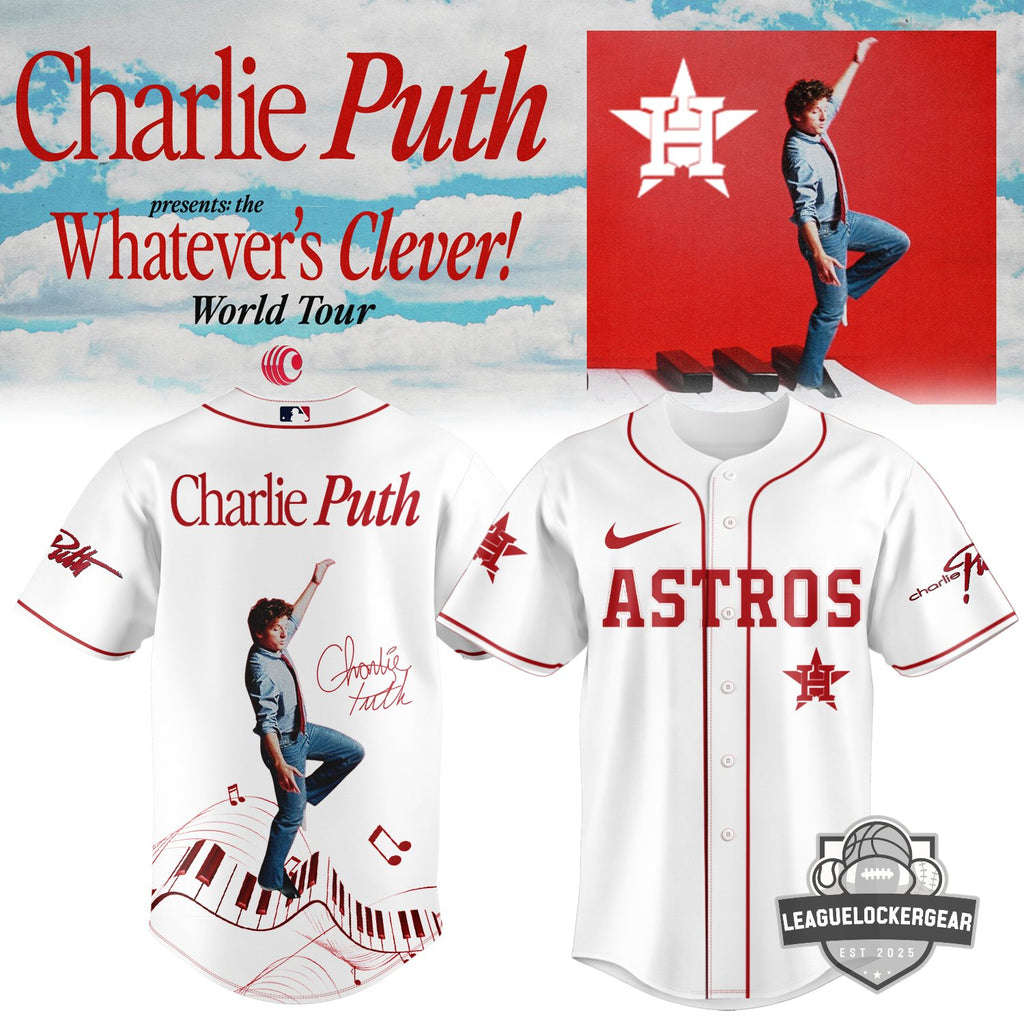 MLB All Team x Charlie Puth Whatever's Clever! World Tour Baseball Jersey - LeagueLockerGear