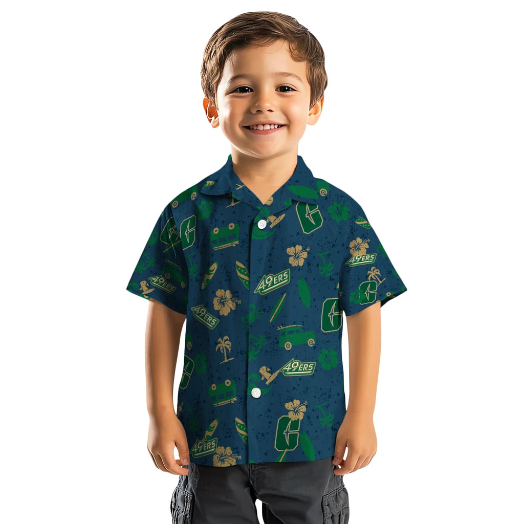 Charlotte 49ers Hawaiian Shirt - Beach Vibe | Hula Hawaiian Shirts