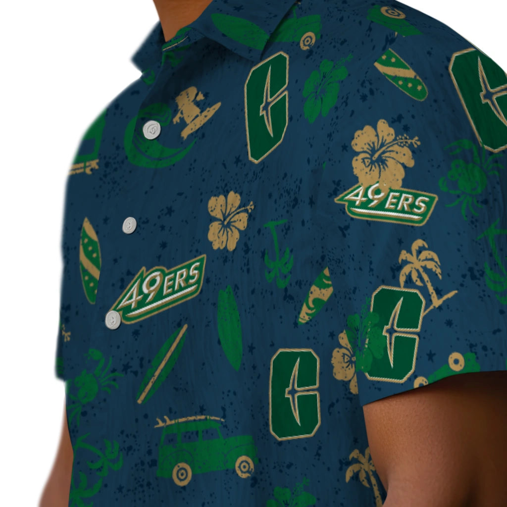 Charlotte 49ers Hawaiian Shirt - Beach Vibe | Hula Hawaiian Shirts