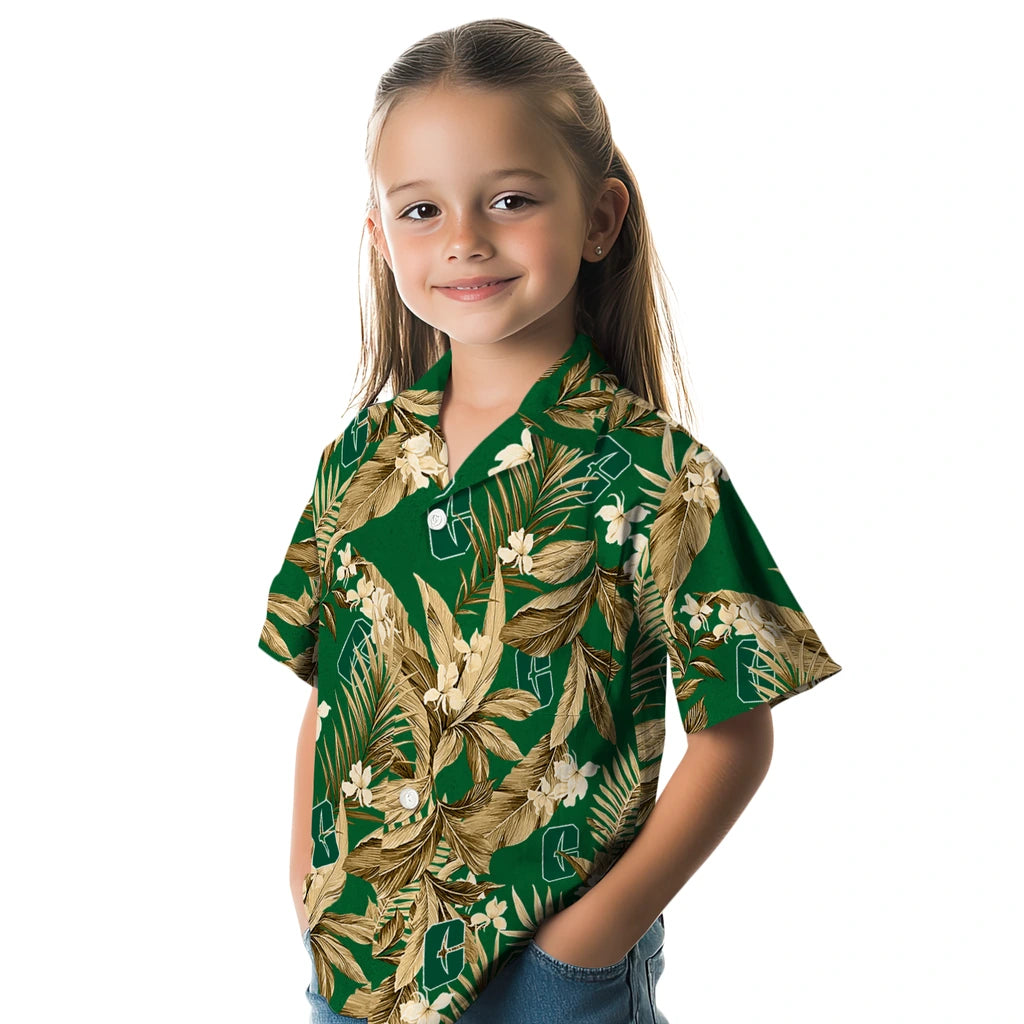 Charlotte 49ers Hawaiian Shirt - Palm Leaves | Hula Hawaiian Shirts