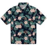 Chicago Bears Hawaiian Shirt - Flamingo and Hibiscus | Hula Hawaiian Shirts