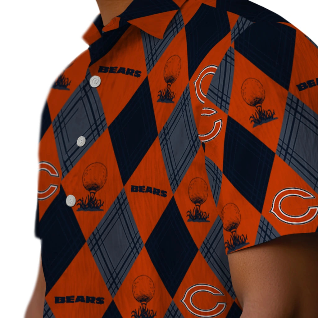 Chicago Bears Hawaiian Shirt - Golfing Plaid | Hula Hawaiian Shirts