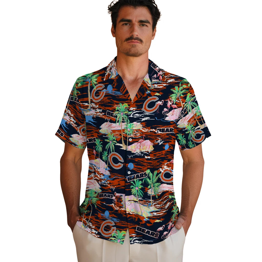 Chicago Bears Hawaiian Shirt - Hawaii Island | Hula Hawaiian Shirts