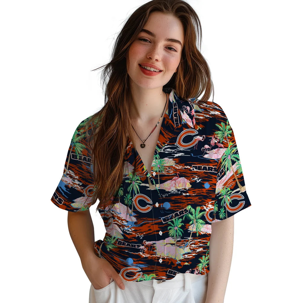 Chicago Bears Hawaiian Shirt - Hawaii Island | Hula Hawaiian Shirts