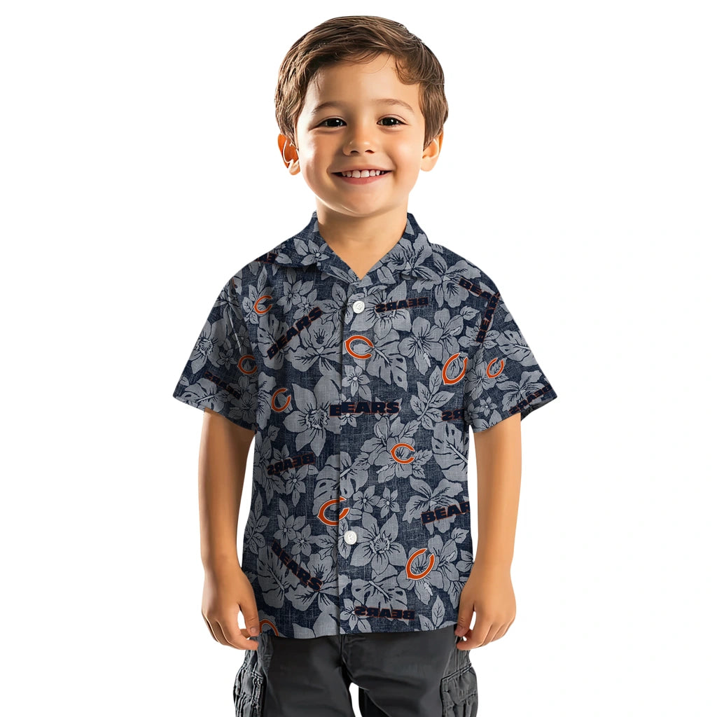 Chicago Bears Hawaiian Shirt - Hibiscus Oasis | Hula Hawaiian Shirts