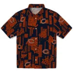 Chicago Bears Hawaiian Shirt - Turtle Lines | Hula Hawaiian Shirts