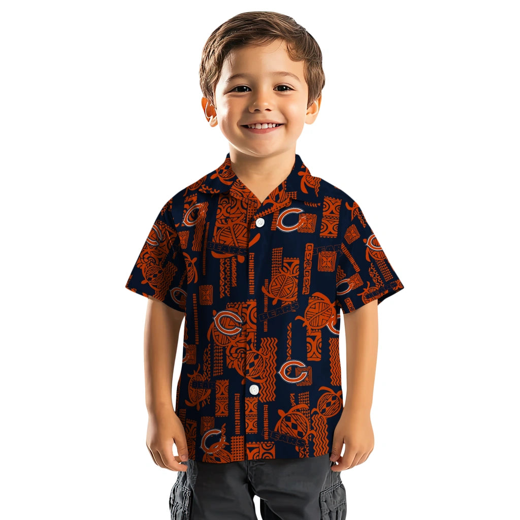 Chicago Bears Hawaiian Shirt - Turtle Lines | Hula Hawaiian Shirts