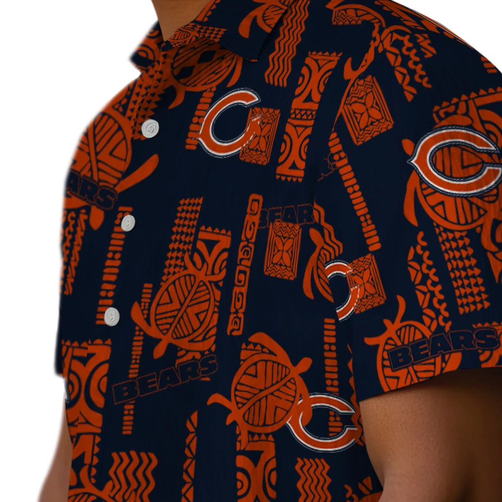 Chicago Bears Hawaiian Shirt - Turtle Lines | Hula Hawaiian Shirts